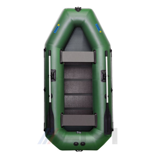 OMEGA - Надуваема гребна лодка с твърдо дъно 280 LSPT Active Plus зелена